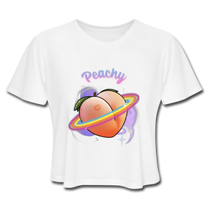 Peachy (Cropped) - white